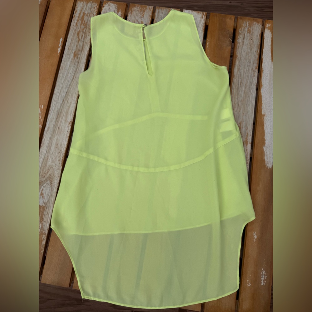 RACHEL Rachel Roy Lime Green Top